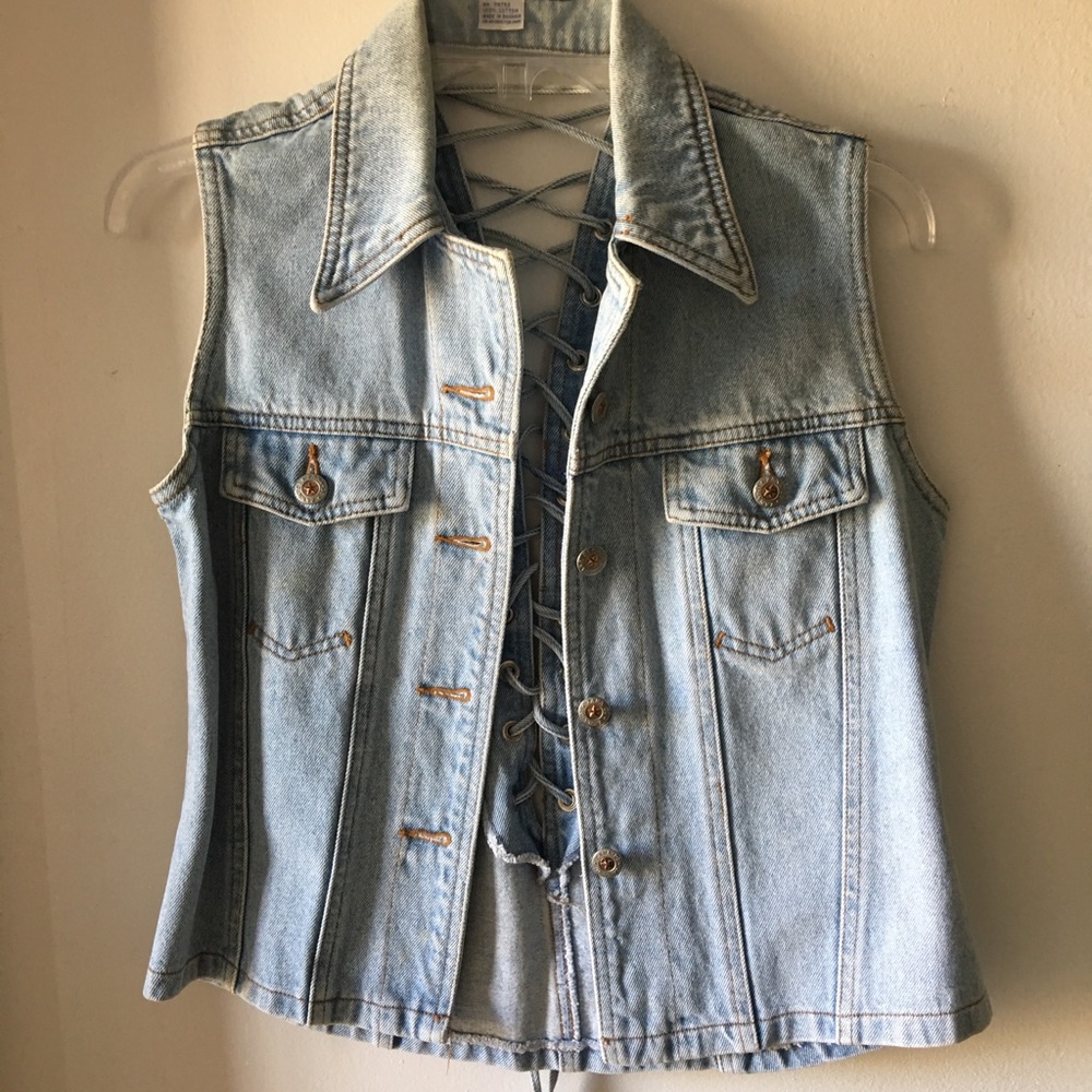 Denim vest